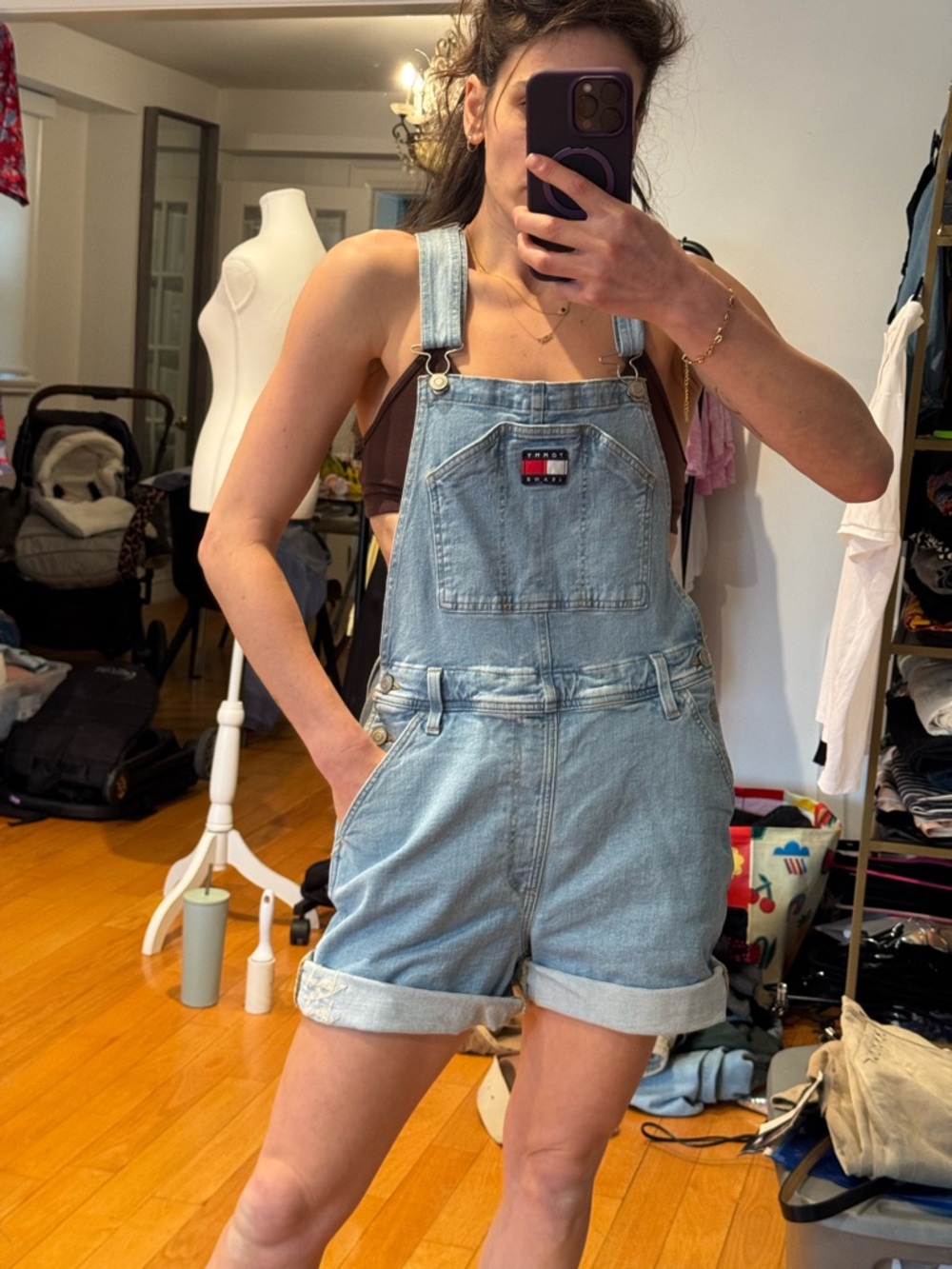 Vintage Tommy jeans shorteralls